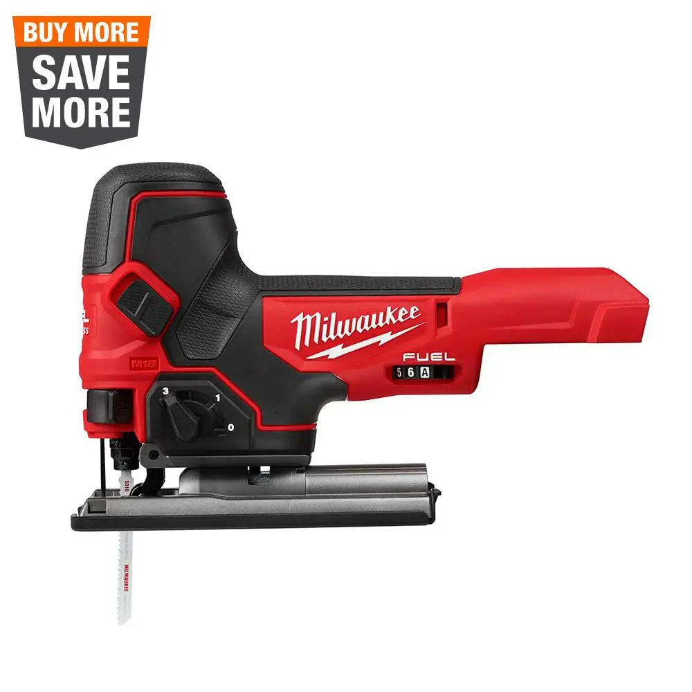 Open Box -  M18 FUEL 18-Volt Lithium-Ion Brushless Cordless Barrel Grip Jig Saw (Tool Only) MILWAUKEEBullseye Deals