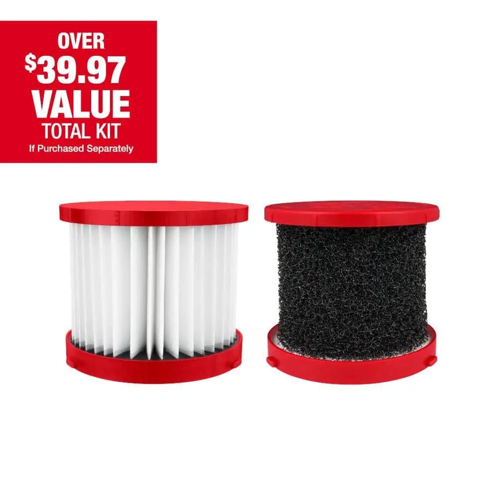 Open Box -  M18/M12 HEPA Wet/Dry Vacuum Filter (2-Pack) MilwaukeeBullseye Deals