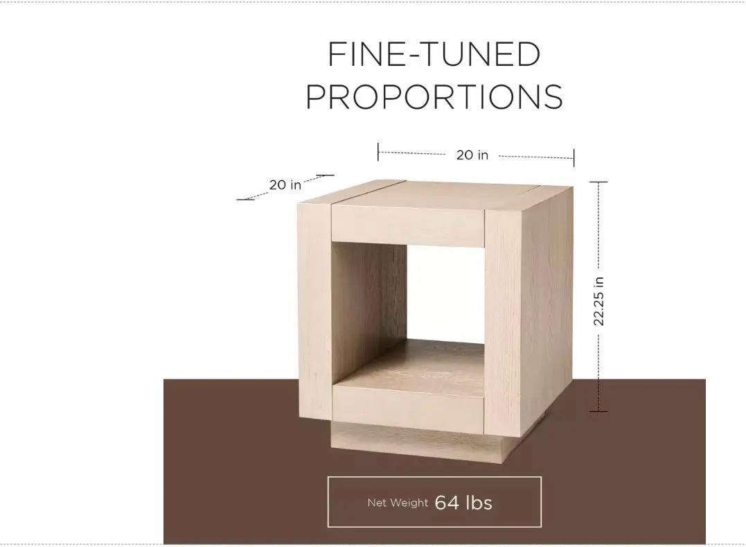Maven Lane Artemis Contemporary Wooden Side Table - Secondipity