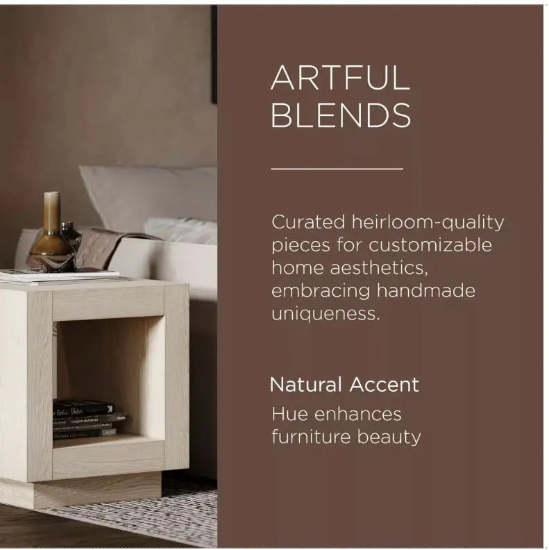 Maven Lane Artemis Contemporary Wooden Side Table - Secondipity