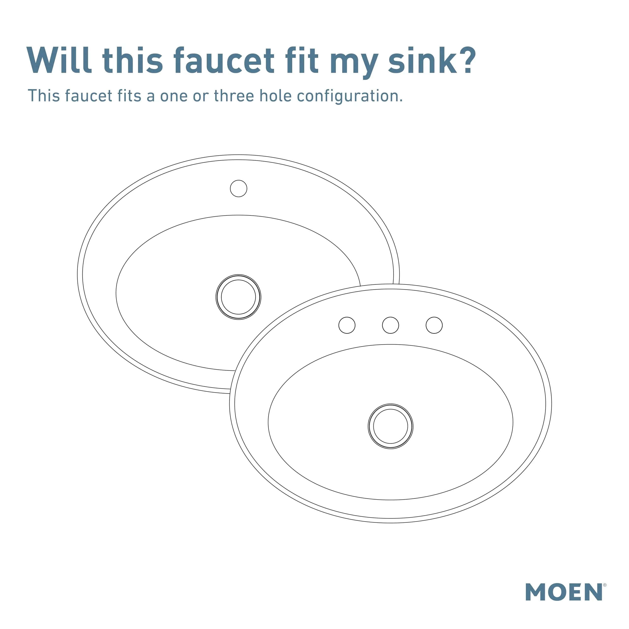 Open Box - Meena One Handle Bathroom Faucet MoenBullseye Deals