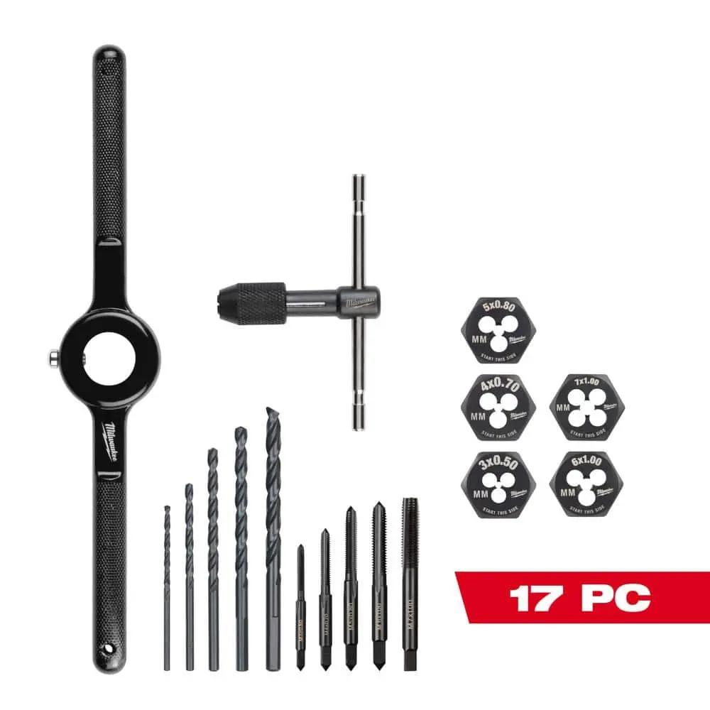 Open Box -  Metric Tap and Die Set (17-Piece) MilwaukeeBullseye Deals