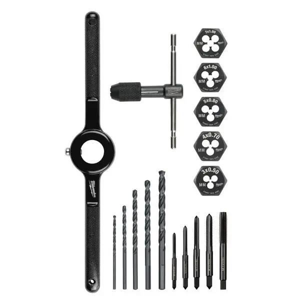 Open Box -  Metric Tap and Die Set (17-Piece) MilwaukeeBullseye Deals