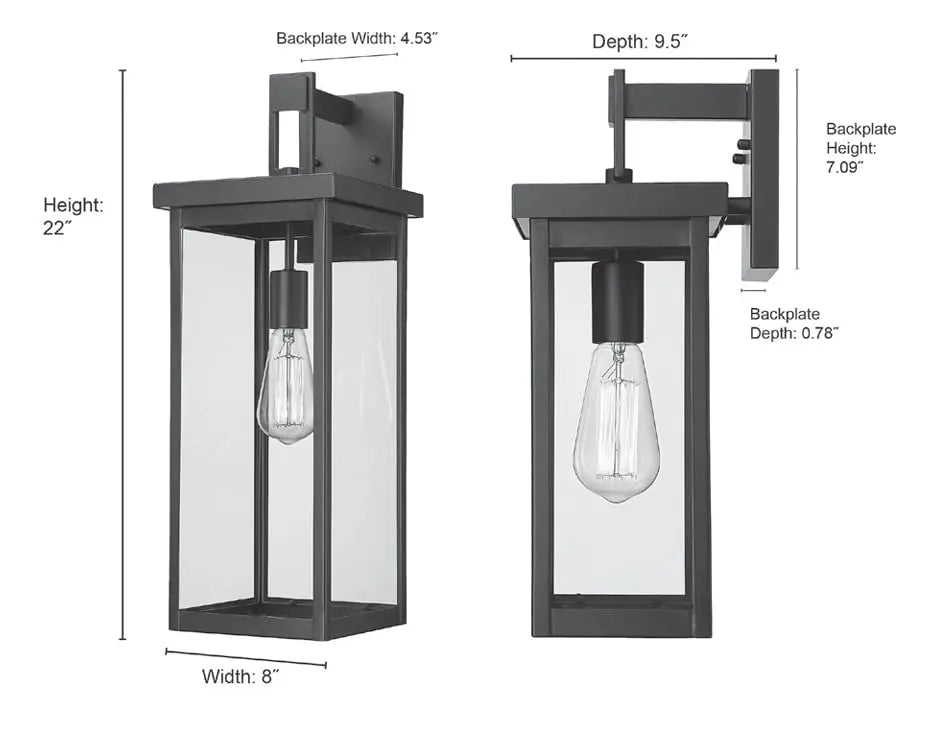 Open Box - Millennium Lighting 42602-PBZ - Wall Sconces Outdoor Lighting Millennium LightingBullseye Deals