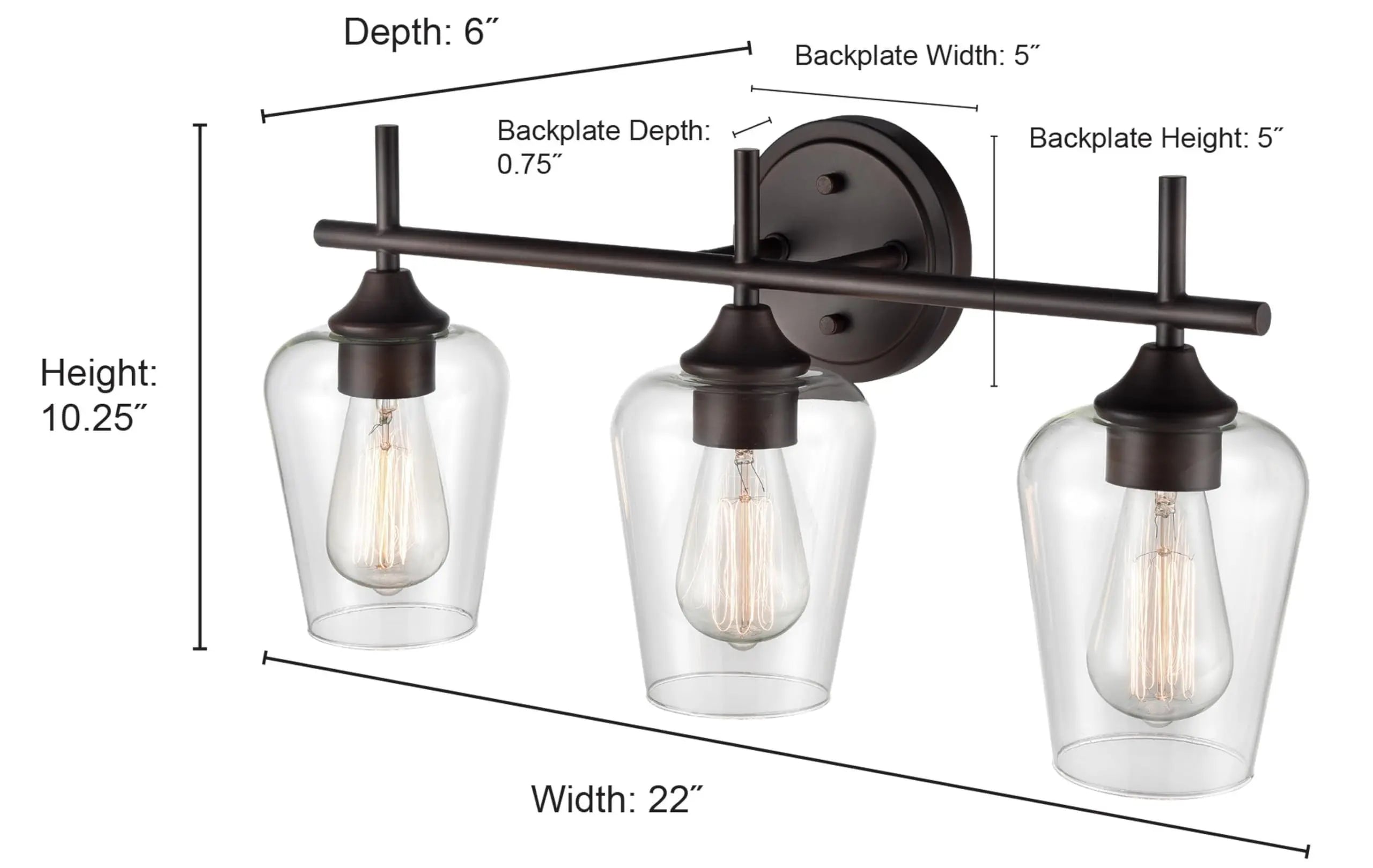 Open Box - Millennium Lighting 9703-MB - Bathroom Fixtures Indoor Lighting Millennium LightingBullseye Deals