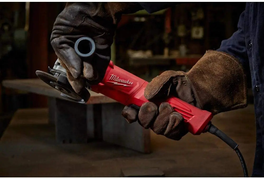 Open Box -  Milwaukee 11 Amp Corded 4-1/2 in. Small Angle Grinder with Lock-On Paddle Switch MILWAUKEEBullseye Deals