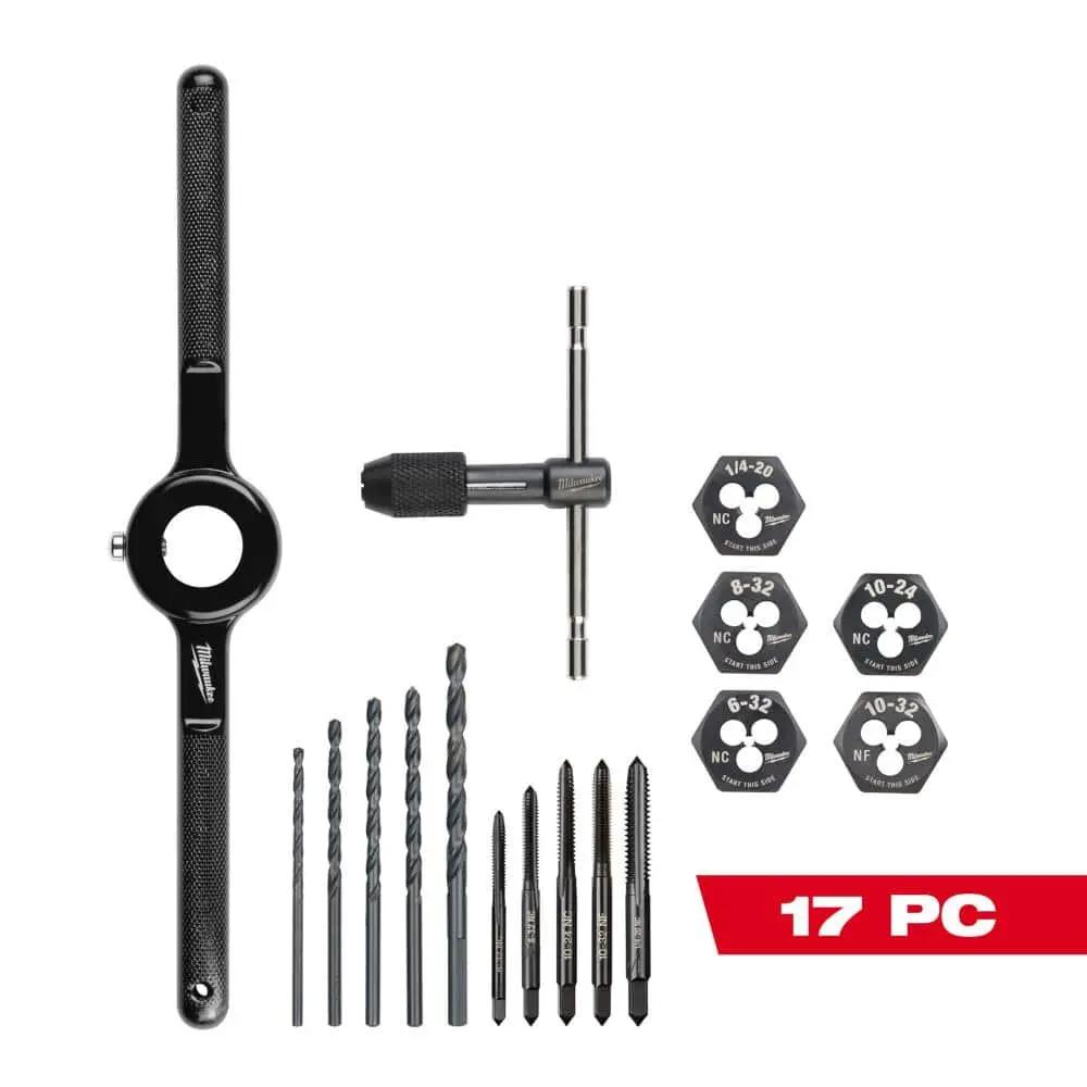 Open Box -  Milwaukee 17-Piece SAE Tap and Die Set MilwaukeeBullseye Deals