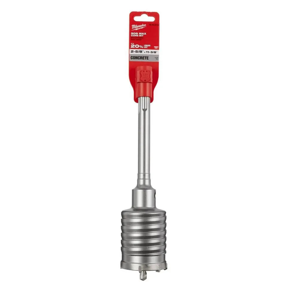 Open Box -  Milwaukee 2-5/8 in. x 11-3/8 in. SDS-MAX Core Bit MilwaukeeBullseye Deals