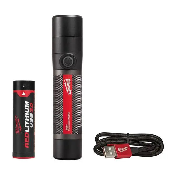 Open Box -  Milwaukee 2160-21 USB Rechargeable 800 Lumens Compact Cordless Flashlight (3 Ah) MilwaukeeBullseye Deals