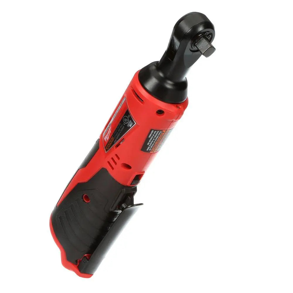 Open Box -  Milwaukee 2457-20 M12 12-Volt Lithium-Ion Cordless 3/8 in. Ratchet (Tool-Only) MilwaukeeBullseye Deals