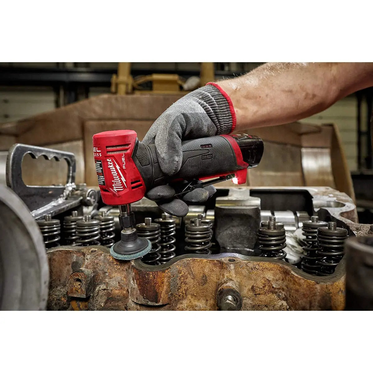 Open Box -  Milwaukee 2485-20 M12 FUEL 12-V Lithium-Ion Brushless Cordless Grinder Tool-Only MilwaukeeBullseye Deals