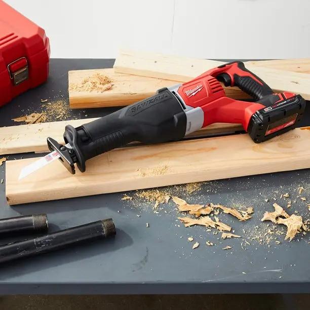 Open Box -  Milwaukee 2621-20 M18 18-Volt Lithium-Ion Cordless Reciprocating Saw (Tool-Only) MilwaukeeBullseye Deals
