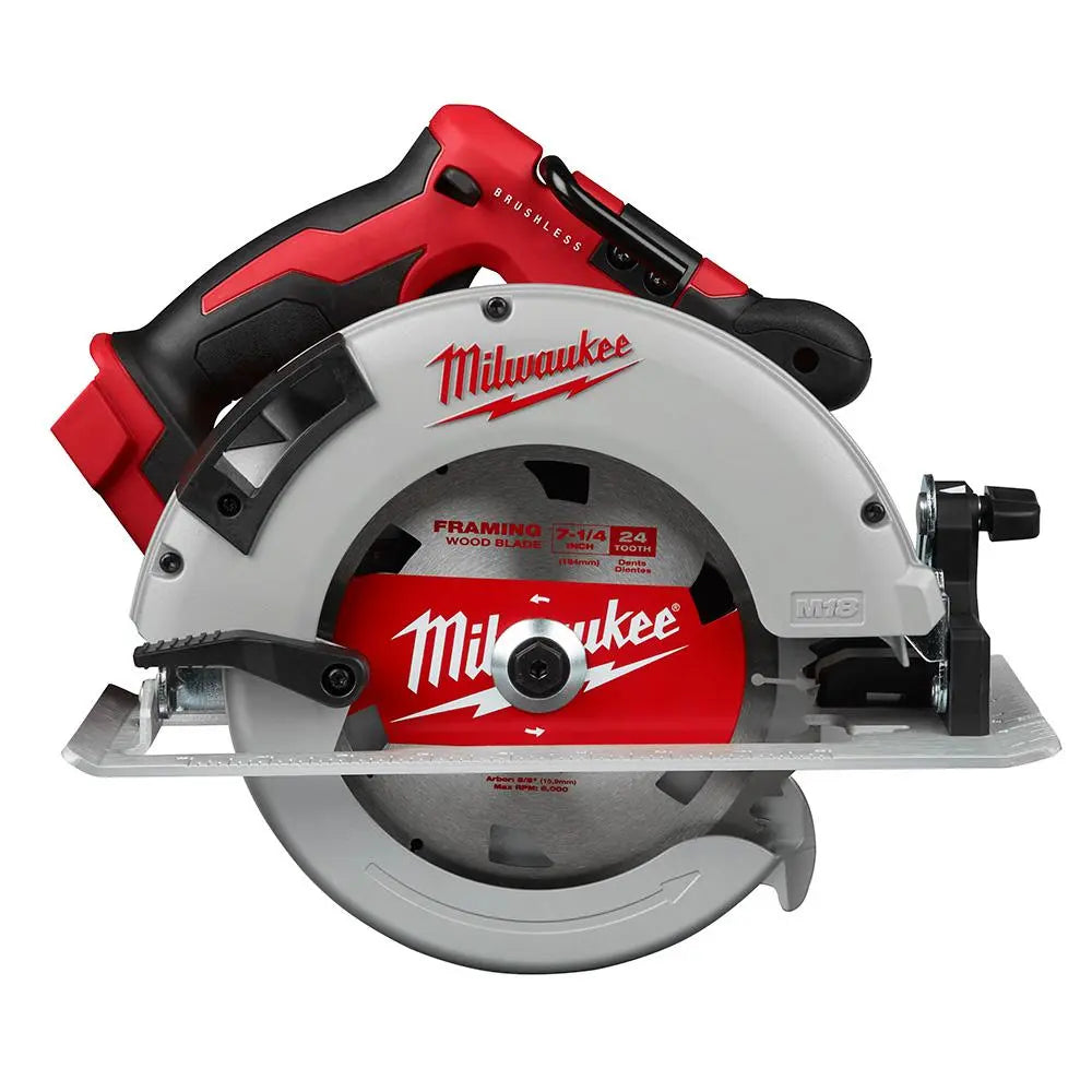Open Box -  Milwaukee 2631-20 M18 Brushless 7-1/4 Inch Circular Saw (Tool-Only) MilwaukeeBullseye Deals