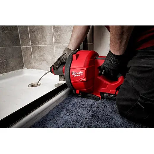 Open Box -  Milwaukee 2772A-21 Cordless Drain Cleaning Snake Auger with Cable Drive Kit 18-V MilwaukeeBullseye Deals