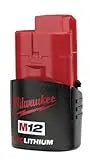 Open Box -  Milwaukee 48-11-2401 M12 RED LITHIUM 12-Volt Lithium-ion Cordless Tool Battery MilwaukeeBullseye Deals