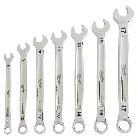 Open Box -  Milwaukee 48-22-9507 Combination Metric Wrench Set (7-Piece) MilwaukeeBullseye Deals
