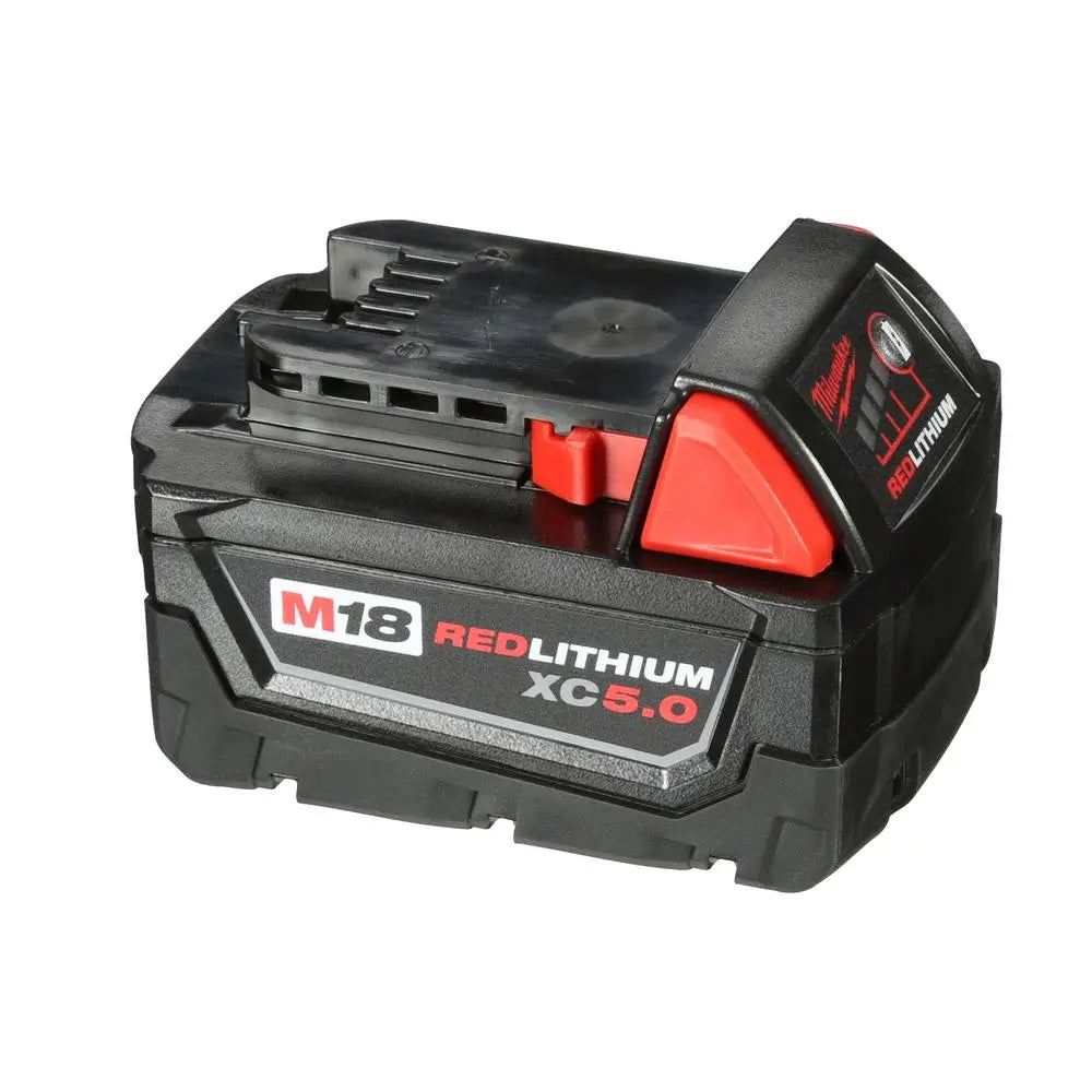 Open Box -  Milwaukee 48-59-1850 M18 18-Volt Lithium-Ion XC Starter Kit Battery and Charger MilwaukeeBullseye Deals