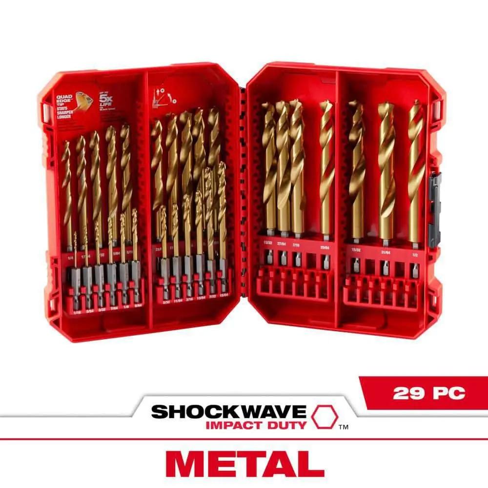 Open Box -  Milwaukee 48-89-4672 Impact Duty Titanium Drill Bit Set (29 Piece) MilwaukeeBullseye Deals