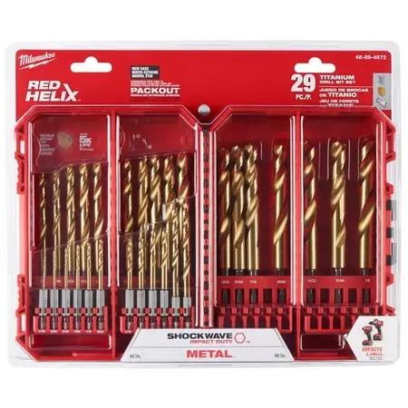 Open Box -  Milwaukee 48-89-4672 Impact Duty Titanium Drill Bit Set (29 Piece) MilwaukeeBullseye Deals