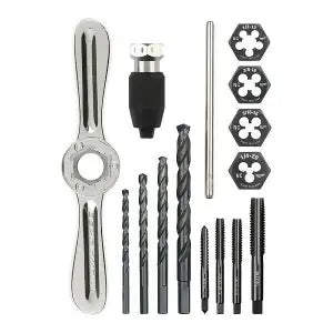 Open Box -  Milwaukee 49-22-5602 15PC SAE 2-in-1 Handle Tap and Die Set MilwaukeeBullseye Deals