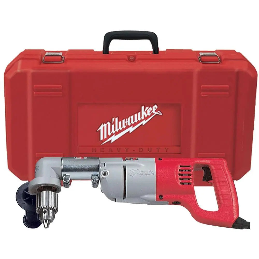 Open Box -  Milwaukee 7 Amp Corded 1/2 in. Corded Right-Angle Drill Kit with Hard Case MilwaukeeBullseye Deals
