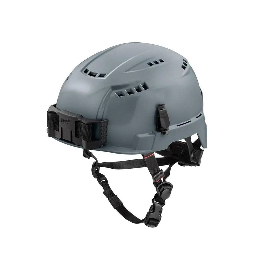 Open Box -  Milwaukee Gray Vented Helmet With Bolt Type 2 Class C MilwaukeeBullseye Deals