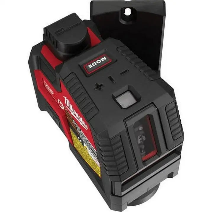 Open Box -  Milwaukee Green 100 ft. Cross Line and Plumb Points Rechargeable Laser Level with REDLITHIUM Lithium-Ion USB Battery and Charger - Secondipity