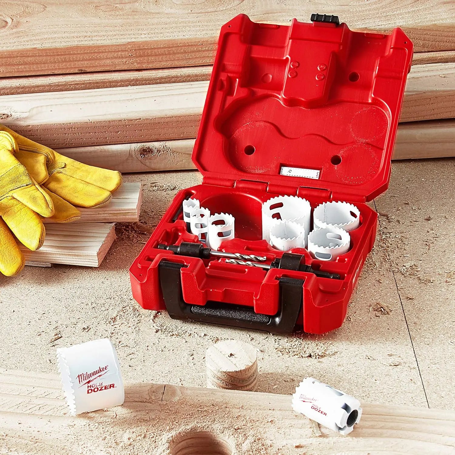 Open Box -  Milwaukee Hole Dozer General Purpose Bi-Metal Hole Saw Set (11-Piece) MilwaukeeBullseye Deals