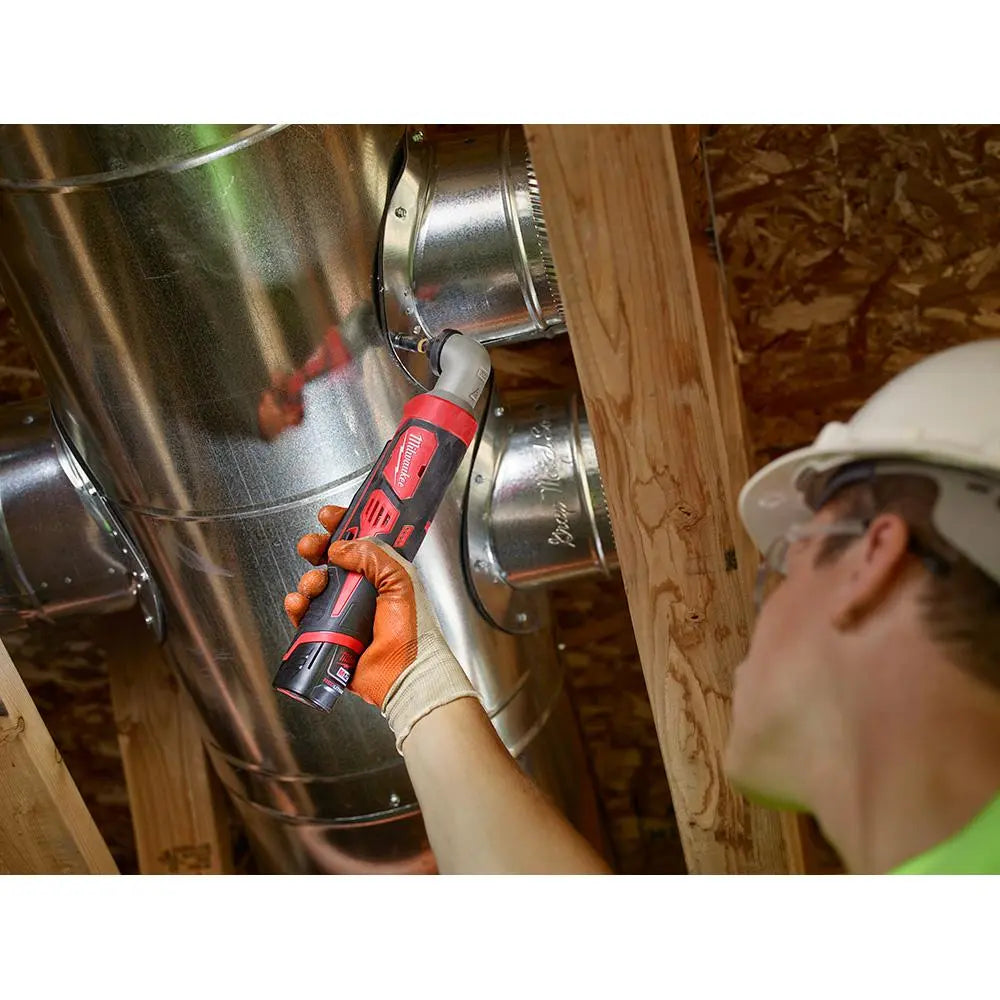 Open Box -  Milwaukee M12 12-V Lithium-Ion Cordless 1/4" Right Angle Hex Impact Driver MilwaukeeBullseye Deals