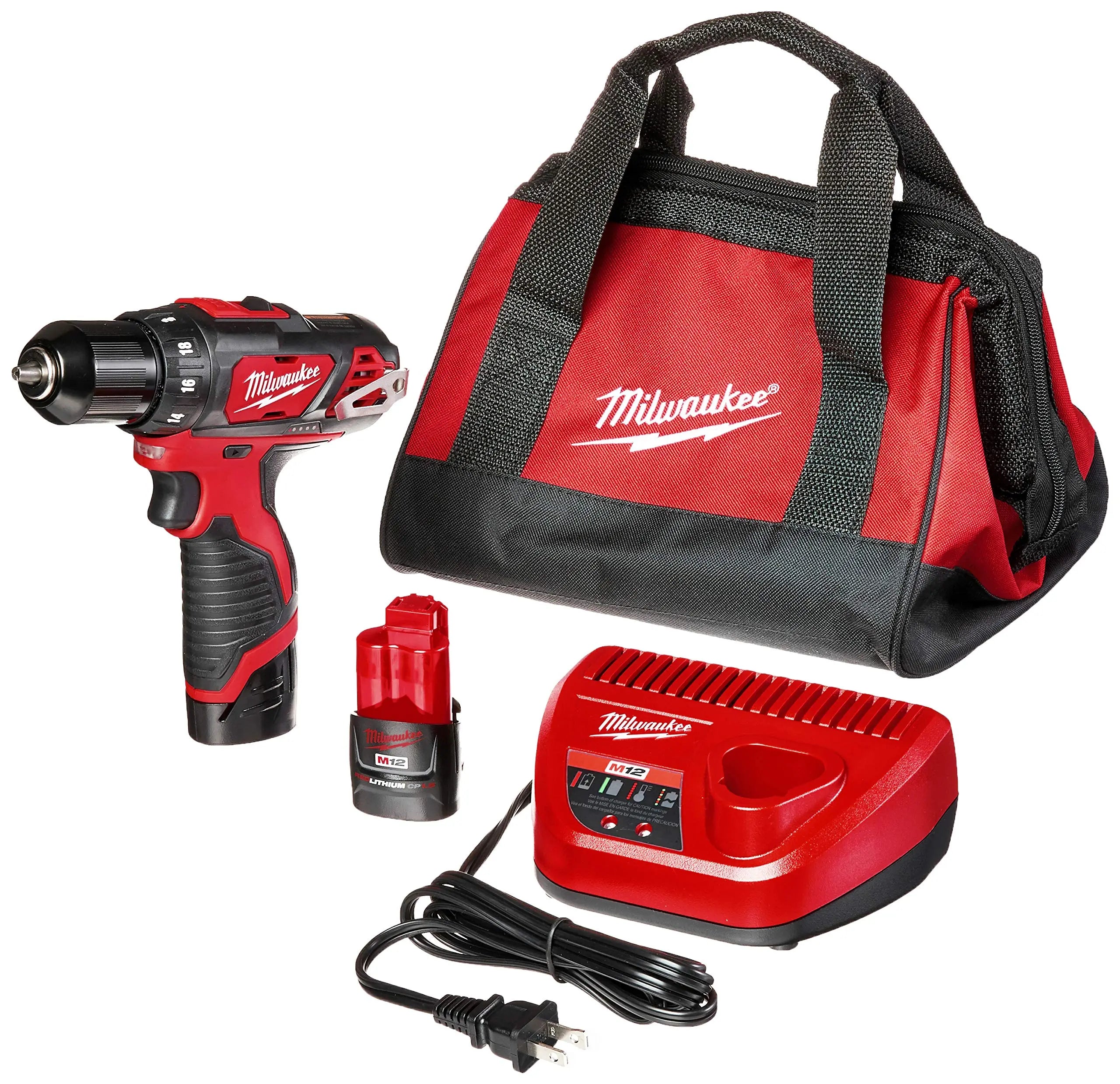 Open Box - Milwaukee M12 12-Volt Lithium-Ion 3/8 in. Cordless Drill/Driver Kit - Secondipity - UPC -Milwaukee