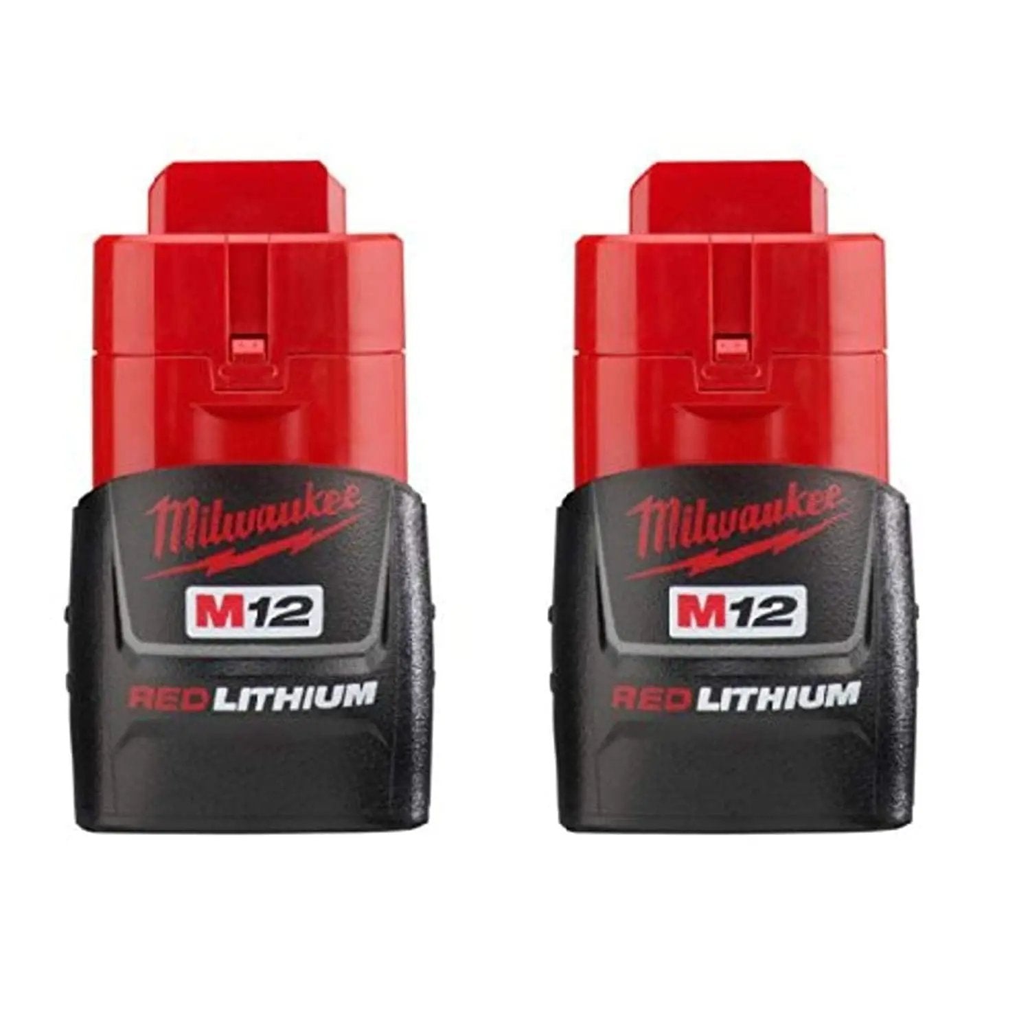 Open Box -  Milwaukee M12 12-Volt Lithium-Ion Compact Battery (2-Pack) MilwaukeeBullseye Deals