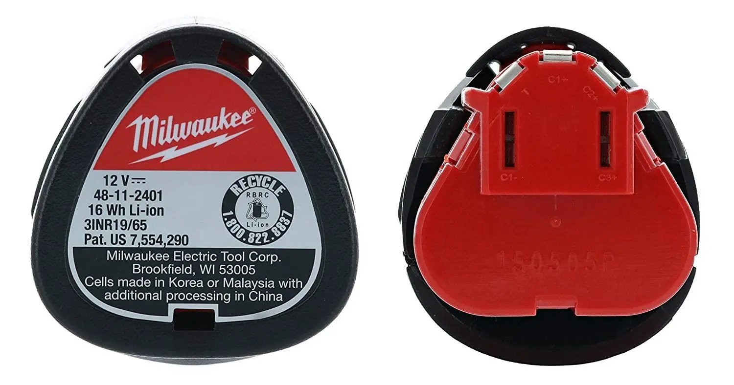 Open Box -  Milwaukee M12 12-Volt Lithium-Ion Compact Battery (2-Pack) MilwaukeeBullseye Deals