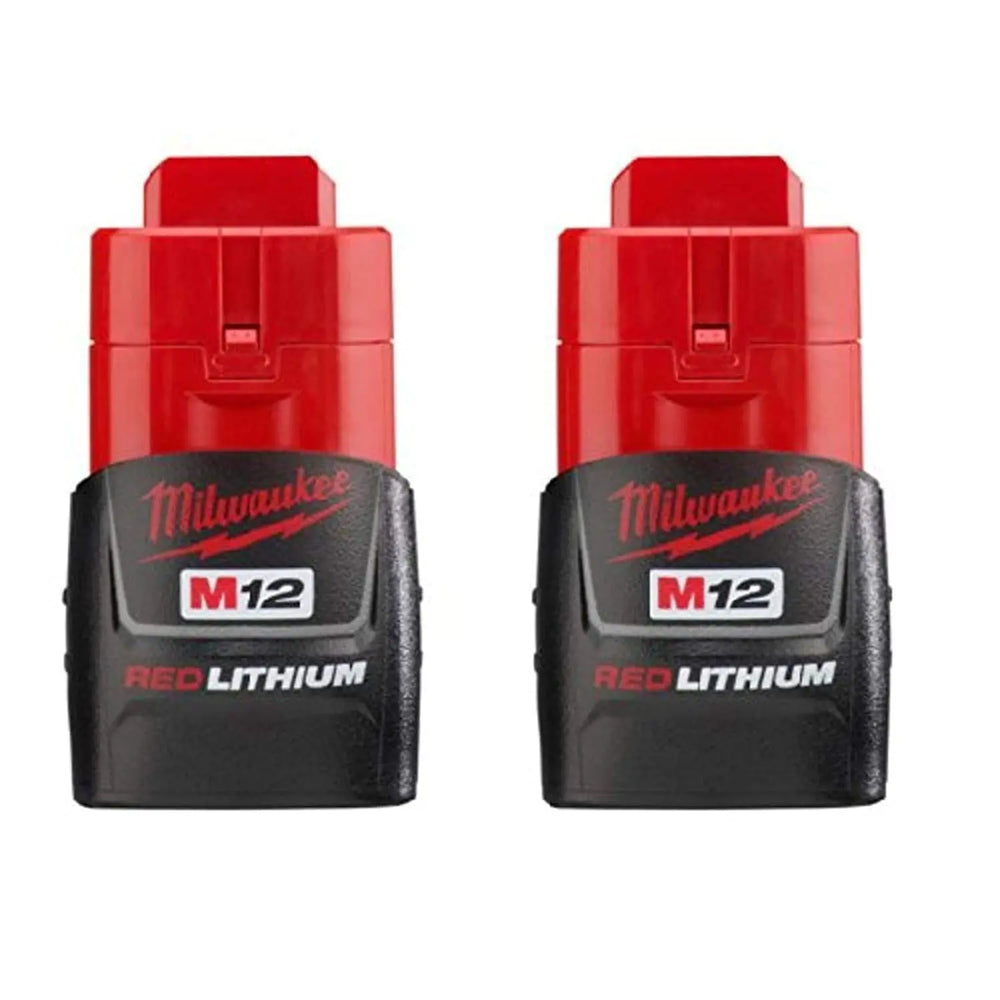 Open Box -  Milwaukee M12 12-Volt Lithium-Ion Compact Battery (2-Pack) MilwaukeeBullseye Deals