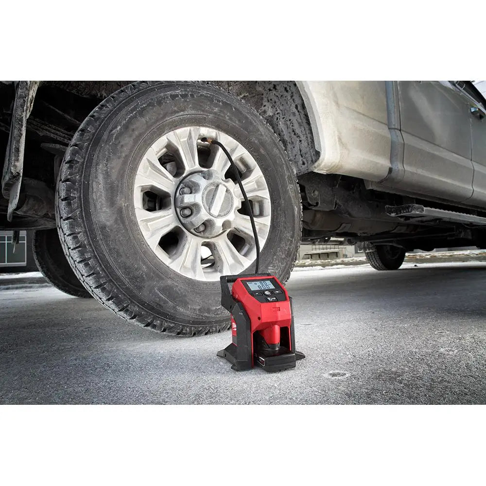 Open Box -  Milwaukee M12 12-Volt Lithium-Ion Cordless Compact Inflator (Tool-Only) MilwaukeeBullseye Deals