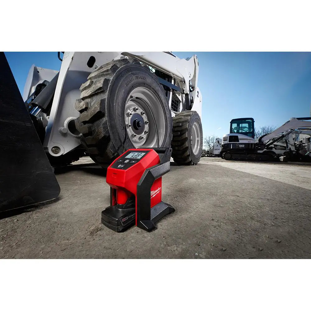 Open Box -  Milwaukee M12 12-Volt Lithium-Ion Cordless Compact Inflator (Tool-Only) MilwaukeeBullseye Deals