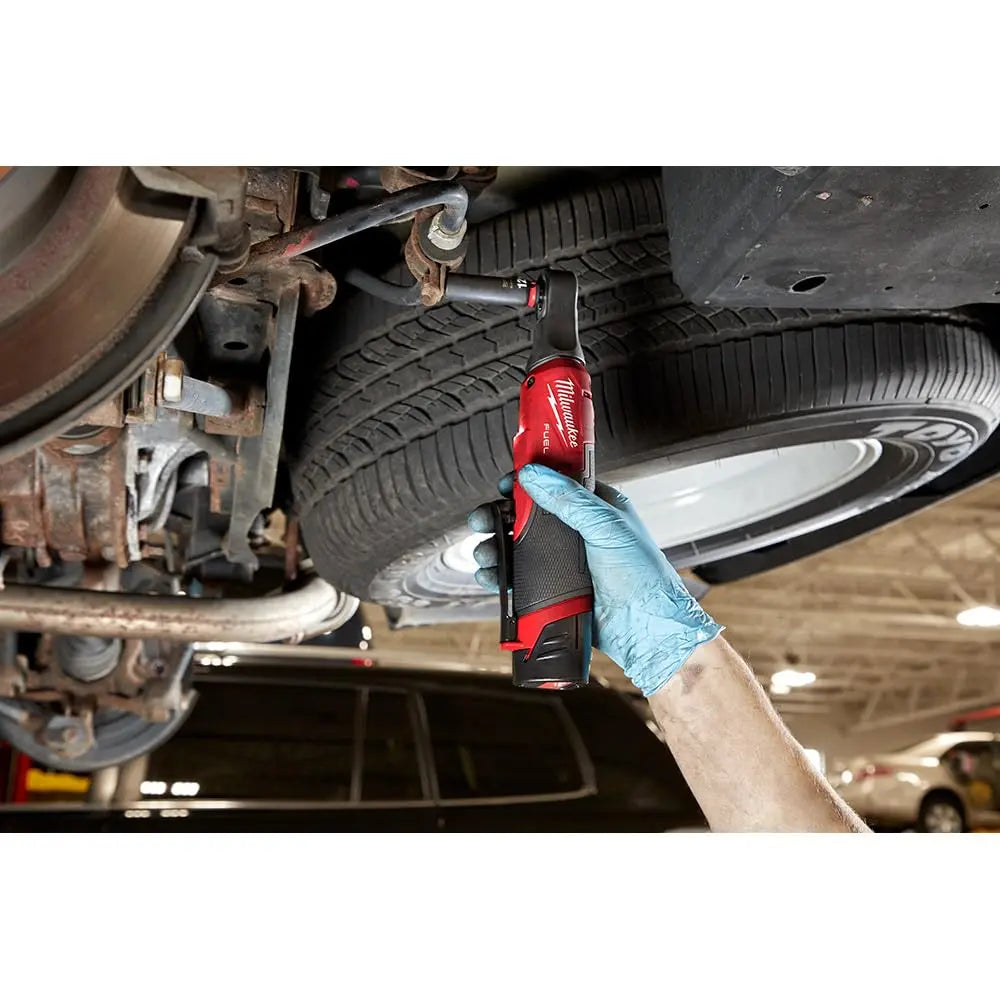 Open Box -  Milwaukee M12 FUEL 12-Volt Lithium-Ion Brushless Cordless High Speed 3/8 in. Ratchet (Tool-Only) MilwaukeeBullseye Deals