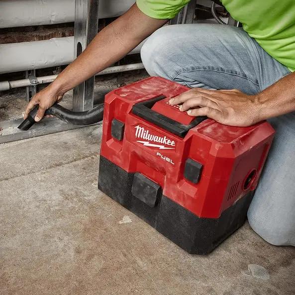 Open Box -  Milwaukee M12 FUEL 12-Volt Lithium-Ion Cordless 1.6 Gal. Wet/Dry Vacuum (Tool-Only), Reds / Pinks MilwaukeeBullseye Deals