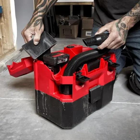 Open Box -  Milwaukee M12 FUEL 12-Volt Lithium-Ion Cordless 1.6 Gal. Wet/Dry Vacuum (Tool-Only), Reds / Pinks MilwaukeeBullseye Deals