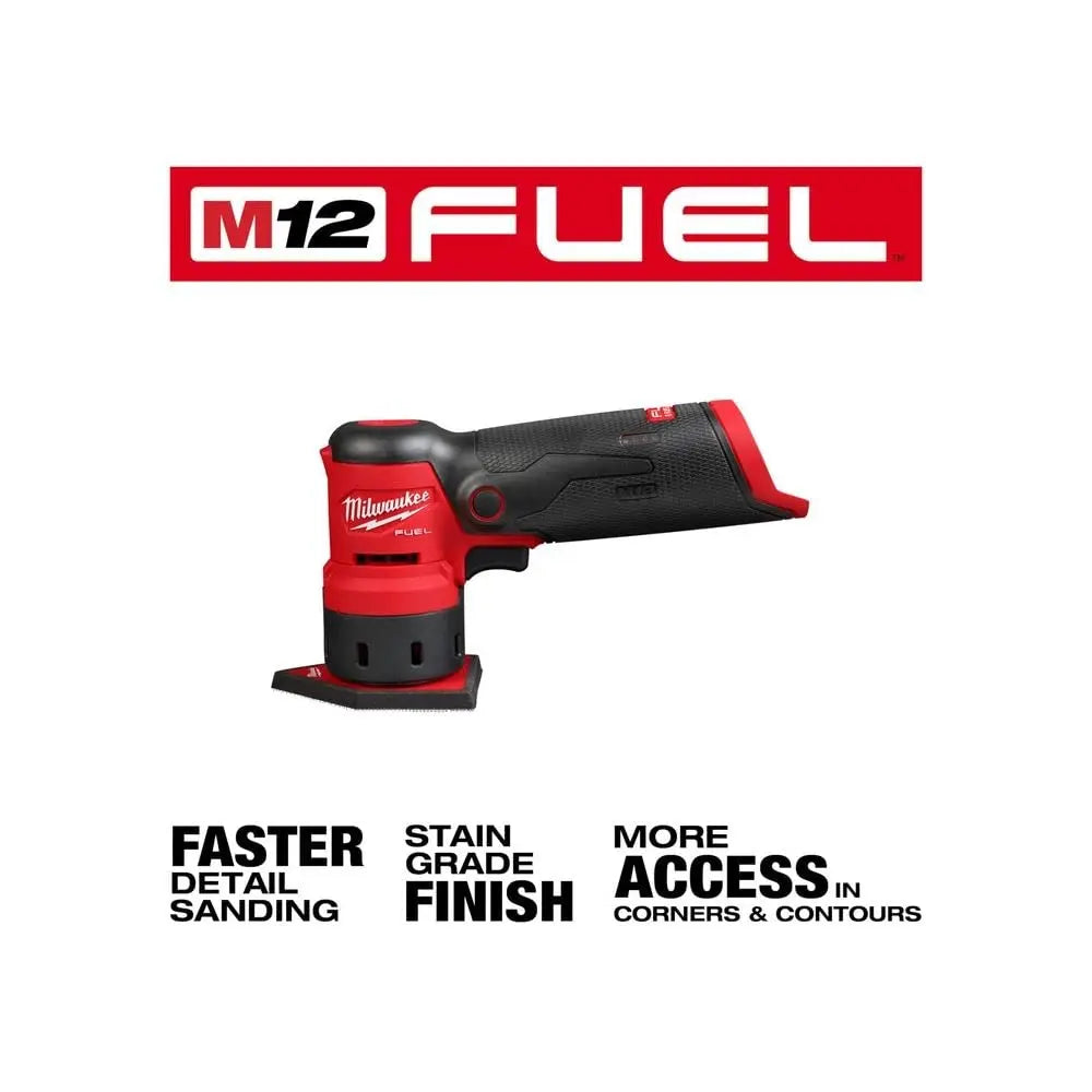 Open Box -  Milwaukee M12 Fuel 12 V Cordless Orbital Sander Tool Only MilwaukeeBullseye Deals