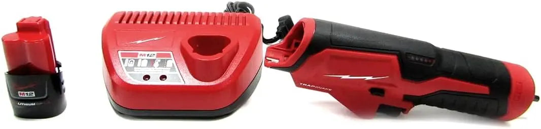 Open Box -  Milwaukee M12 Trap Snake 12-V Lithium-Ion Cordless Auger Drain Power Source Kit MilwaukeeBullseye Deals