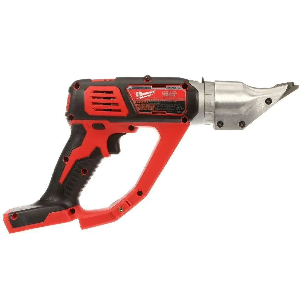Open Box -  Milwaukee M18 18-Volt Cordless 18-Gauge Double Cut Metal Shear (Tool-Only) MilwaukeeBullseye Deals