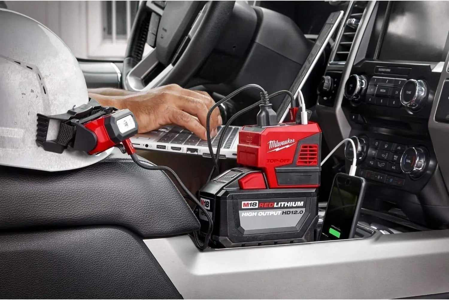 Open Box -  Milwaukee M18 18-Volt Lithium-Ion 175-Watt Powered Compact Inverter for M18 Batteries (Tool-Only) MilwaukeeBullseye Deals