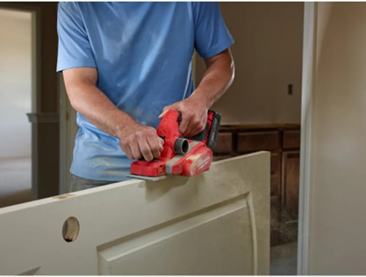 Open Box -  Milwaukee M18 18-Volt Lithium-Ion Cordless 3-1/4 in. Planer (Tool-Only) MilwaukeeBullseye Deals
