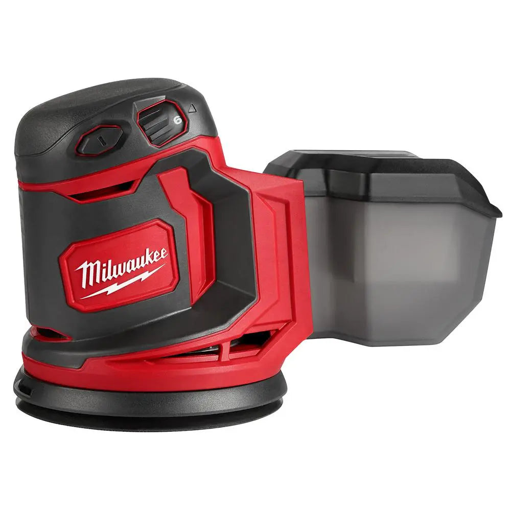Open Box -  Milwaukee M18 18-Volt Lithium-Ion Cordless 5 in. Random Orbit Sander (Tool-Only) MilwaukeeBullseye Deals