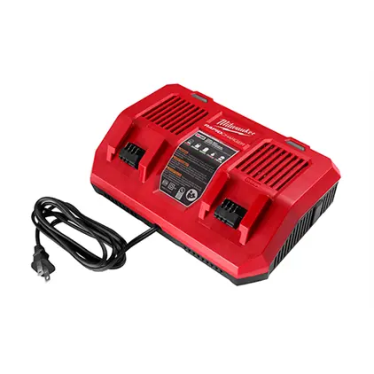 Open Box -  Milwaukee M18 18-Volt Lithium-Ion Dual Bay Rapid Battery Charger Milwaukee Electric ToolBullseye Deals