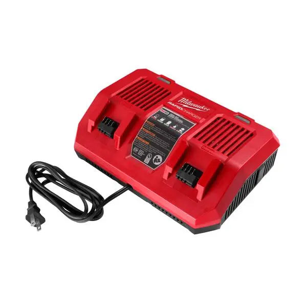 Open Box -  Milwaukee M18 18-Volt Lithium-Ion Dual Bay Rapid Battery Charger Milwaukee Electric ToolBullseye Deals