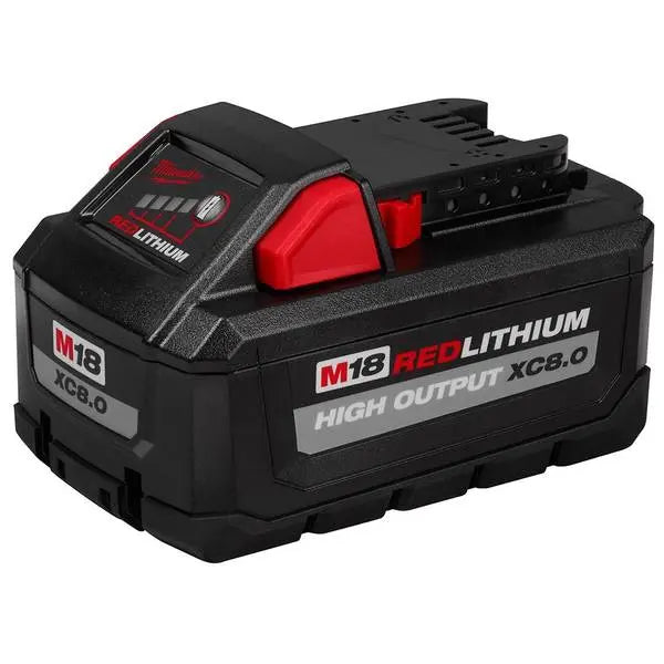 Open Box -  Milwaukee M18 18-Volt Lithium-Ion HIGH OUTPUT XC 8.0Ah Battery MilwaukeeBullseye Deals