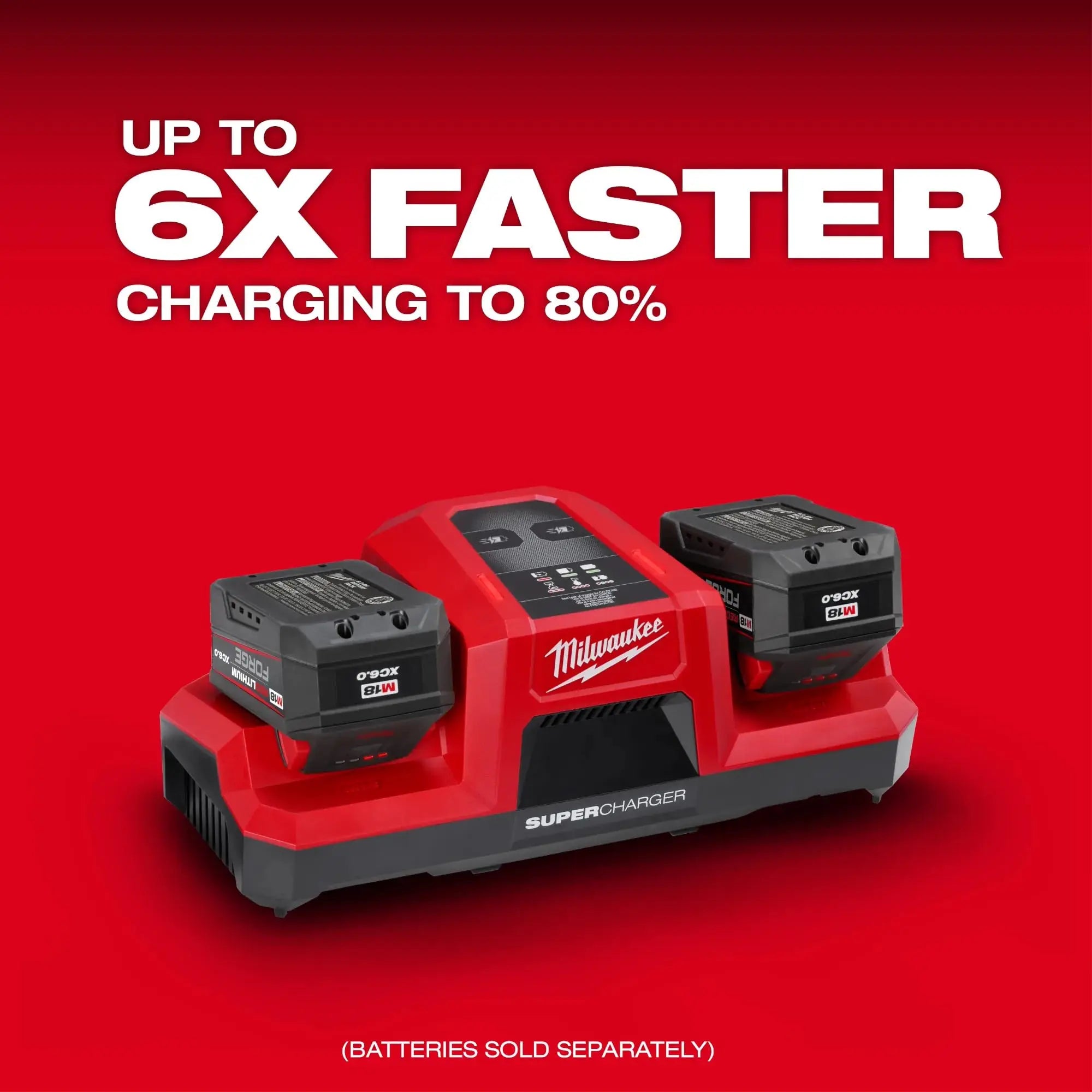 Open Box -  Milwaukee M18 18V Dual Bay Simultaneous Super Charger MilwaukeeBullseye Deals
