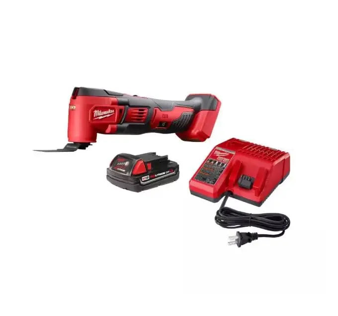 Open Box -  Milwaukee M18 18V Lithium-Ion Cordless Oscillating Multi-Tool Kit with one 1.5 Ah Battery & Charger MilwaukeeBullseye Deals