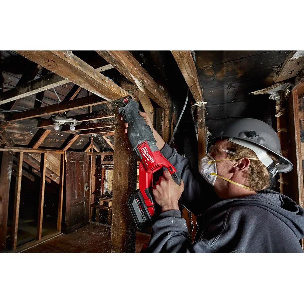 Open Box -  Milwaukee M18 FUEL 18-V Lithium-Ion Brushless Cordless Orbital Reciprocating Saw MilwaukeeBullseye Deals